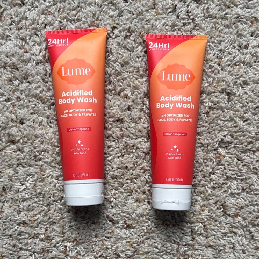 Lume Acidified Body Wash - clean tangerine x2